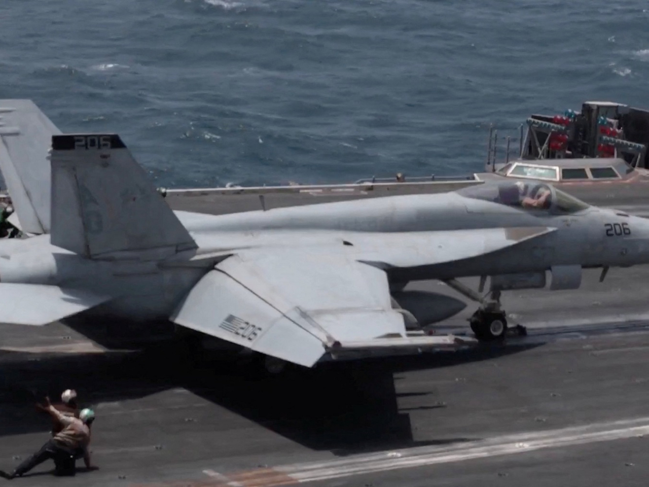 The US has launched a fourth round of strikes on Iran as US President Donald Trump threatened to hit power plants and bridges next week. Photo: US Central Command via Reuters