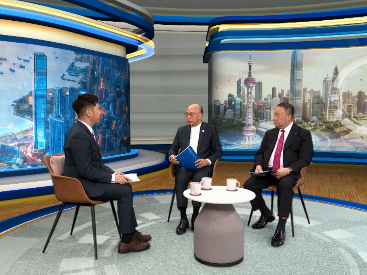 Engineering and industrial sector representatives attend RTHK's "Vision 15: Hong Kong's Chapter" programme. Photo: RTHK