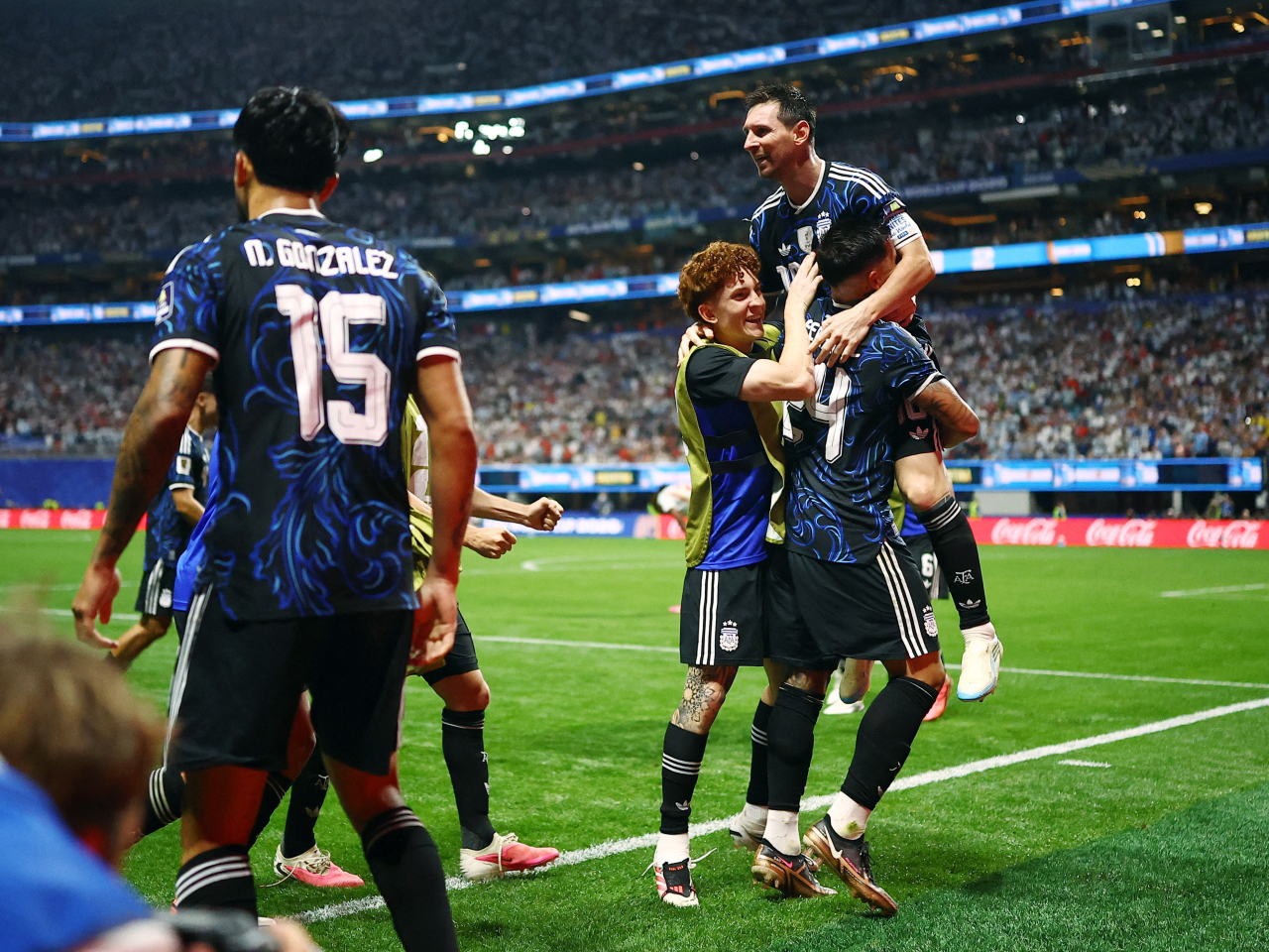 Holders Argentina are through to their second consecutive World Cup final after beating England. Photo: Reuters