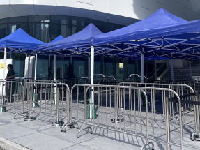 4个举行业主大会场地包括大埔社区中心、启德社区会堂、华贵社区会堂、天晖路社区会堂。（实习记者邓俐欣摄）