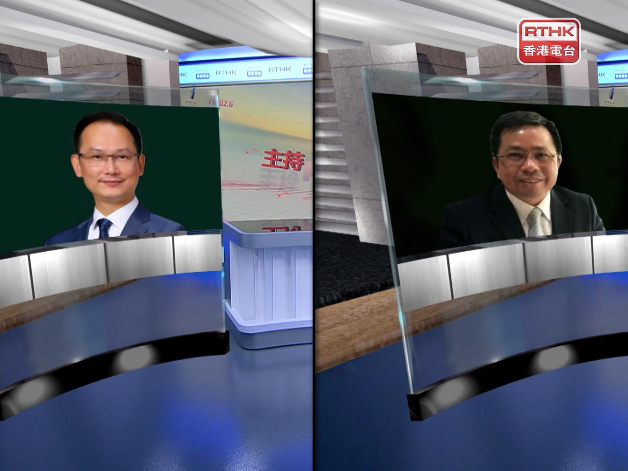 陳學鋒（左）表示，希望加強版「招標妥」可以強化背景審查工作；何鉅業（右）關注長遠市建局的定位。