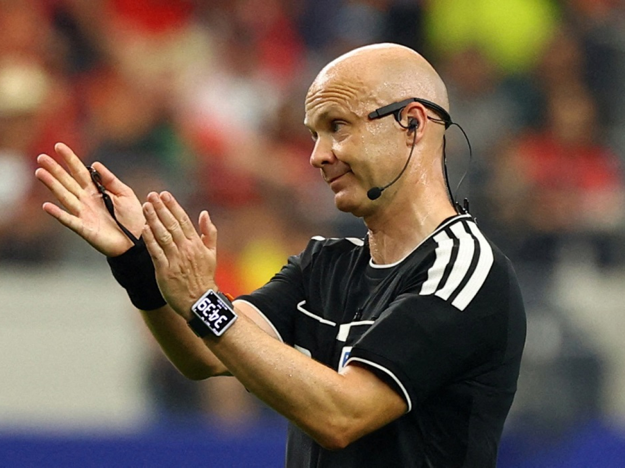 Anthony Taylor refereed more than 800 matches in a 20-year career. File photo: Reuters