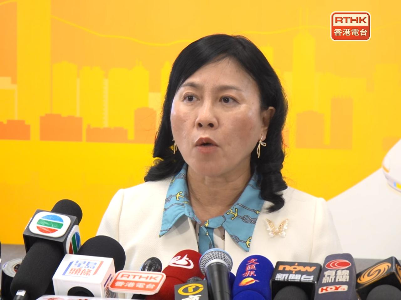 Mable Chan says recent lottery applications are up three-fold with over 60 percent coming from the five newly added cities. Photo: RTHK
