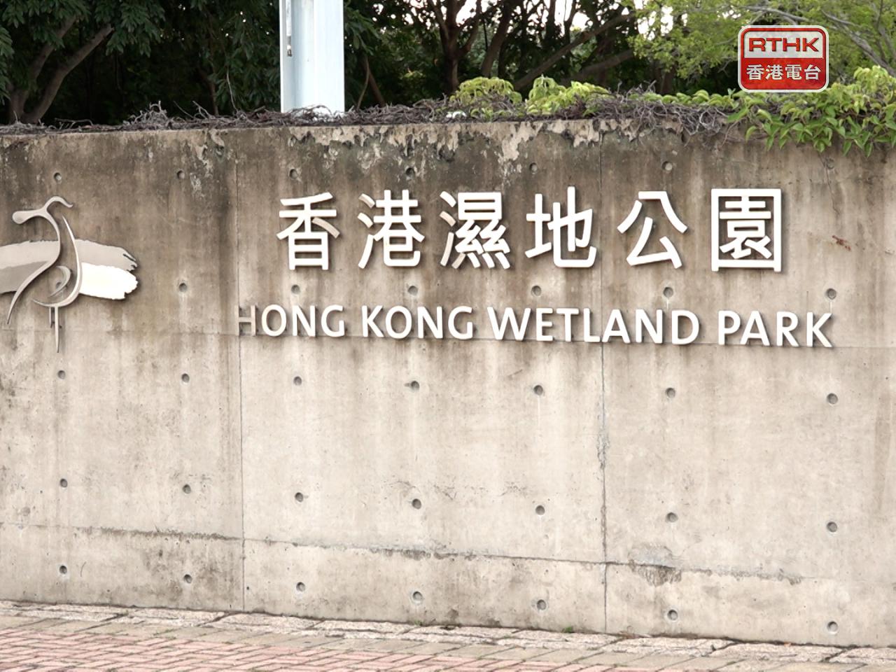 香港濕地公園會在警告信號除下後兩個小時重新開放。（港台圖片）