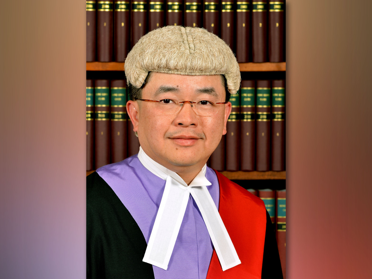 陳嘉信今早在高等法院處理兩宗販毒案。（司法機構提供）