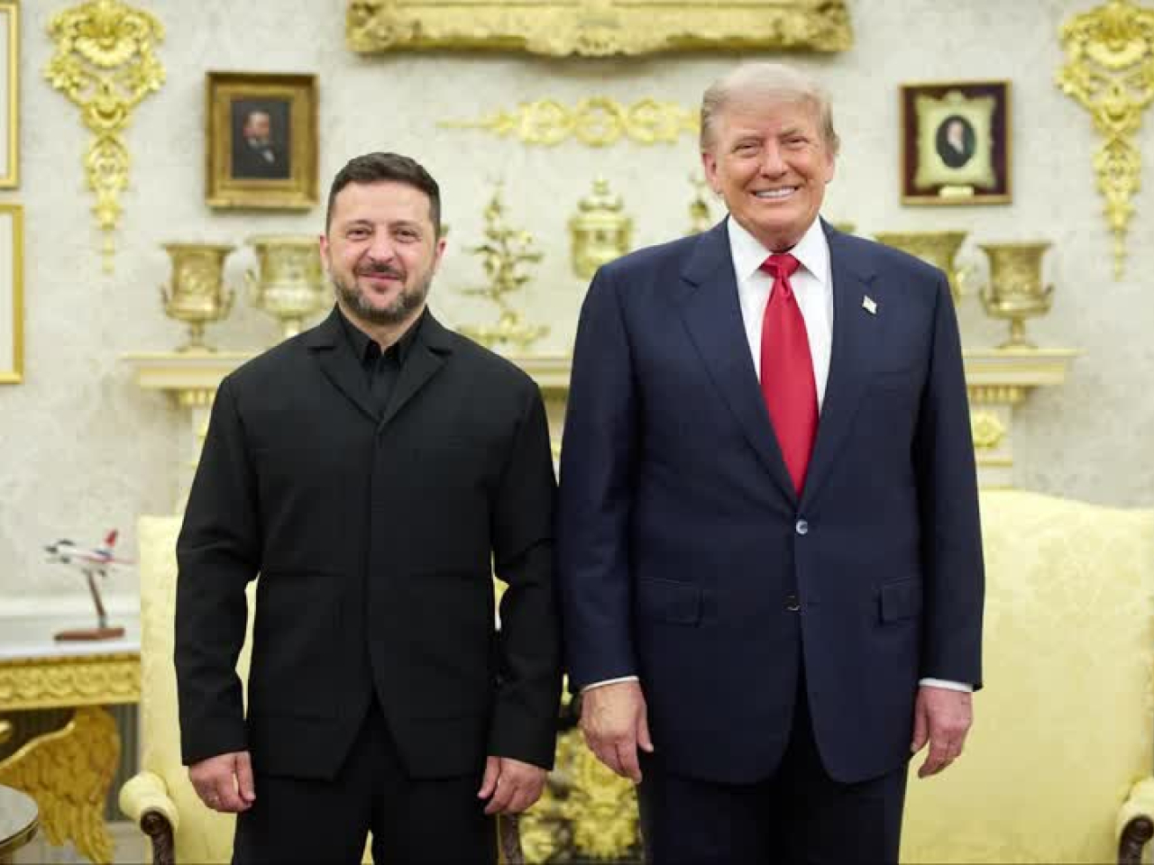 Relations between Zelensky and Trump have warmed since the start of the US president's second term. Photo: Reuters