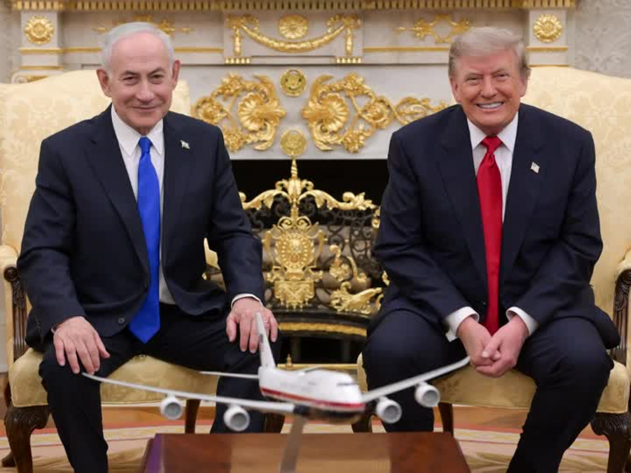 The private meeting was expected to focus on Iran, Lebanon and Gaza. Photo: Reuters