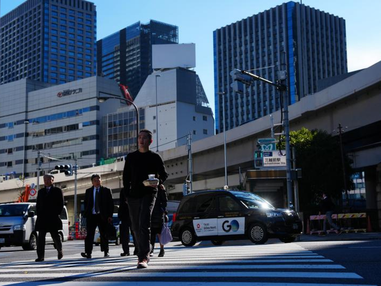 東京都的人口數量較去年增加。（新華社資料圖片）