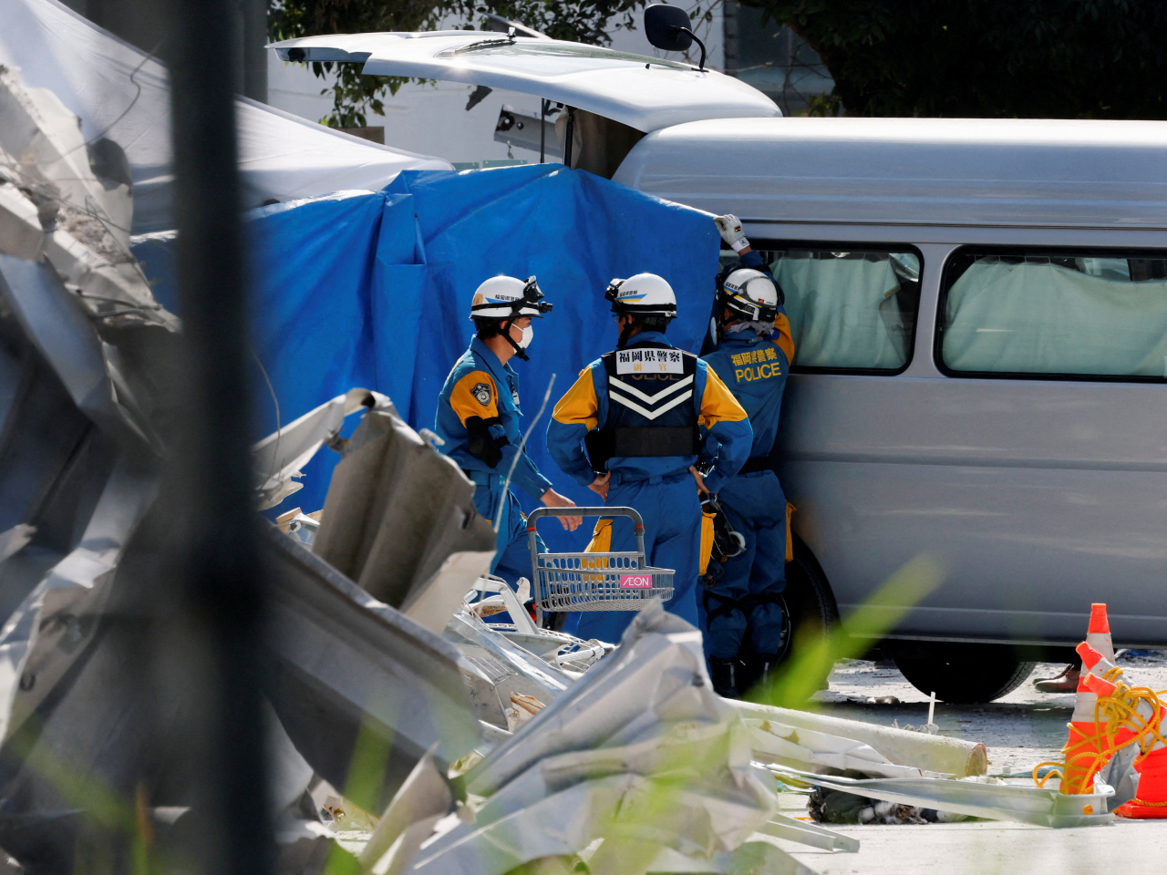 熊本地震已導致28人死亡。（路透社）
