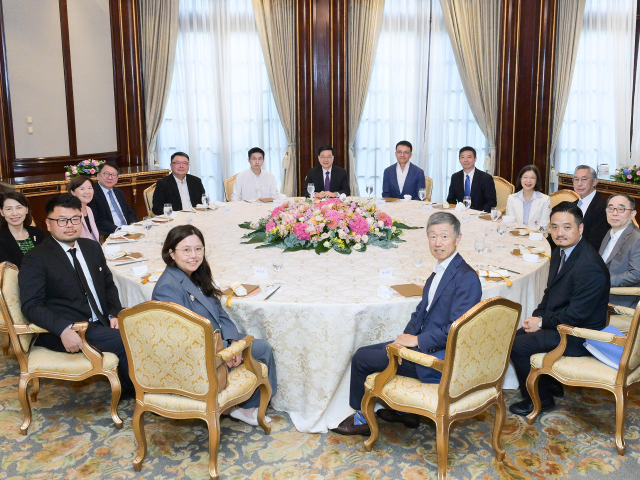 本周三舉行的第二場會議。(政府新聞處)