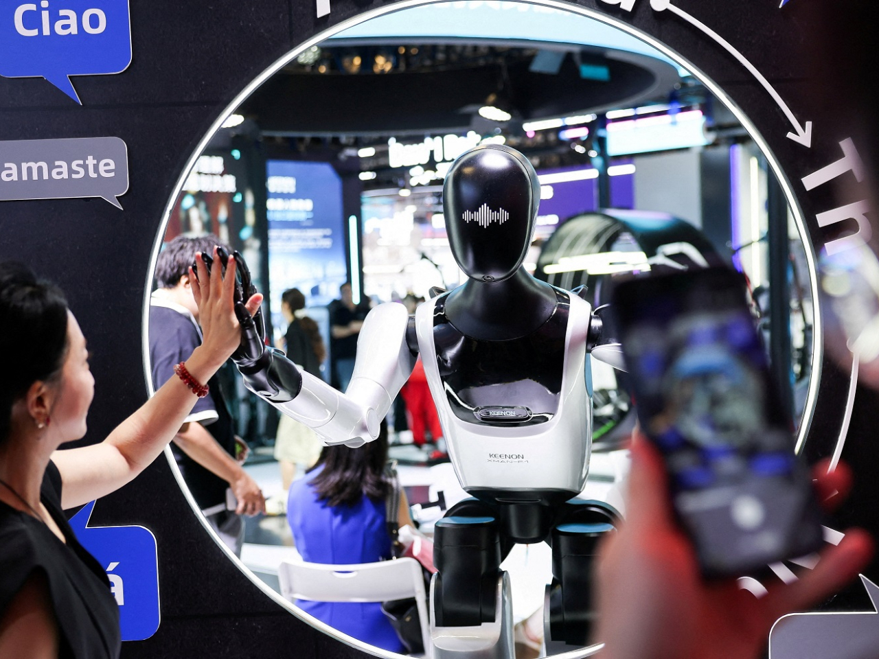 High-tech manufacturing continued to play a leading role with a PMI reading of 53. File photo: Reuters