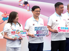李家超等官員出席全民運動日活動