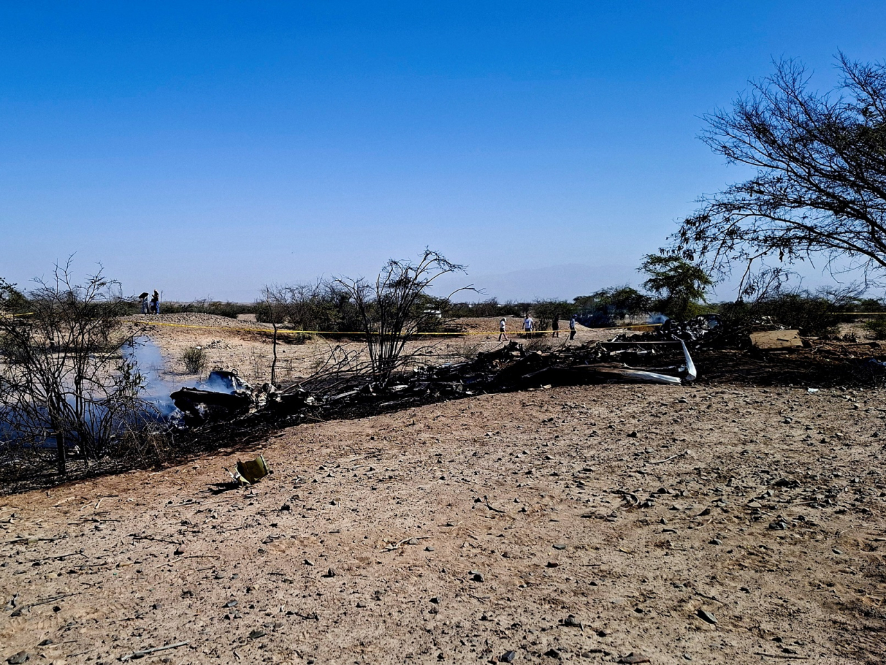 The aircraft was carrying tourists from Germany, Italy and Spain to view the Nazca Lines when it crashed on Saturday, killing everyone on board. Photo: Reuters