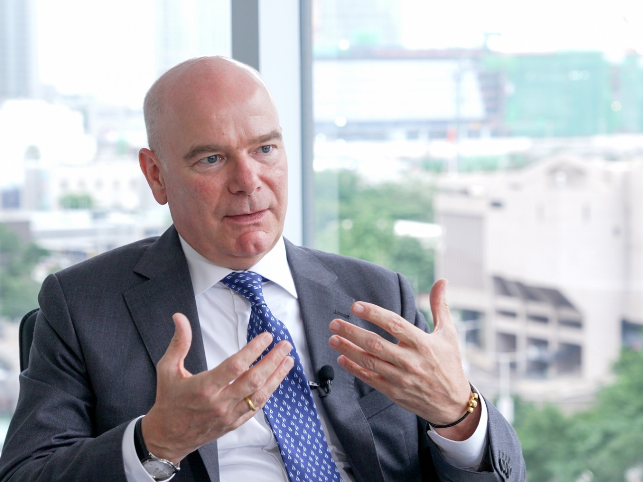 Johannes Hack says foreign firms in the SAR already have a "pretty clear idea" about the Northern Metropolis project. Photo: RTHK