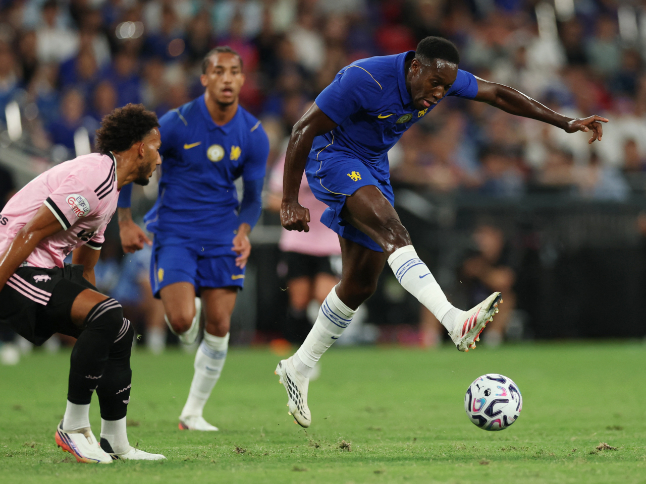 Juventus and Chelsea clashed in the final match of this year's Hong Kong Football Festival. Photo: Reuters
