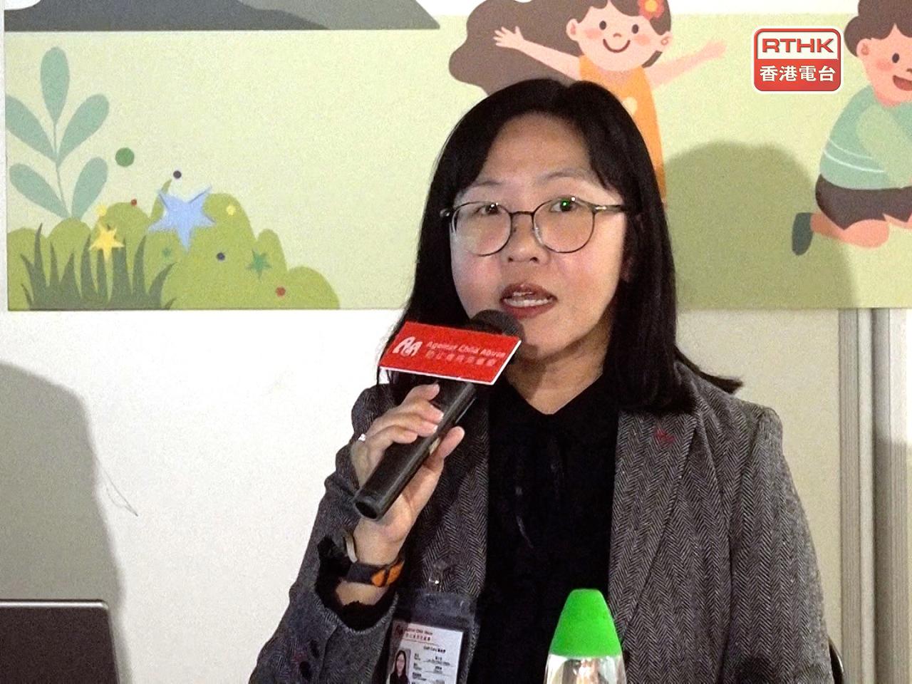 婁小君說，自《強制舉報虐兒條例》實施後，整個社會及專業界別人士都提高相關方面的意識。（港台圖片）