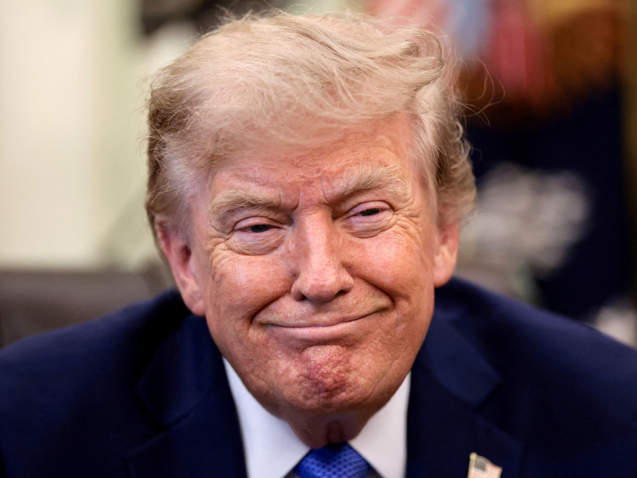 特朗普表示，他相信與伊朗的戰事很快會結束，認為伊朗不撐得很久。（路透社）