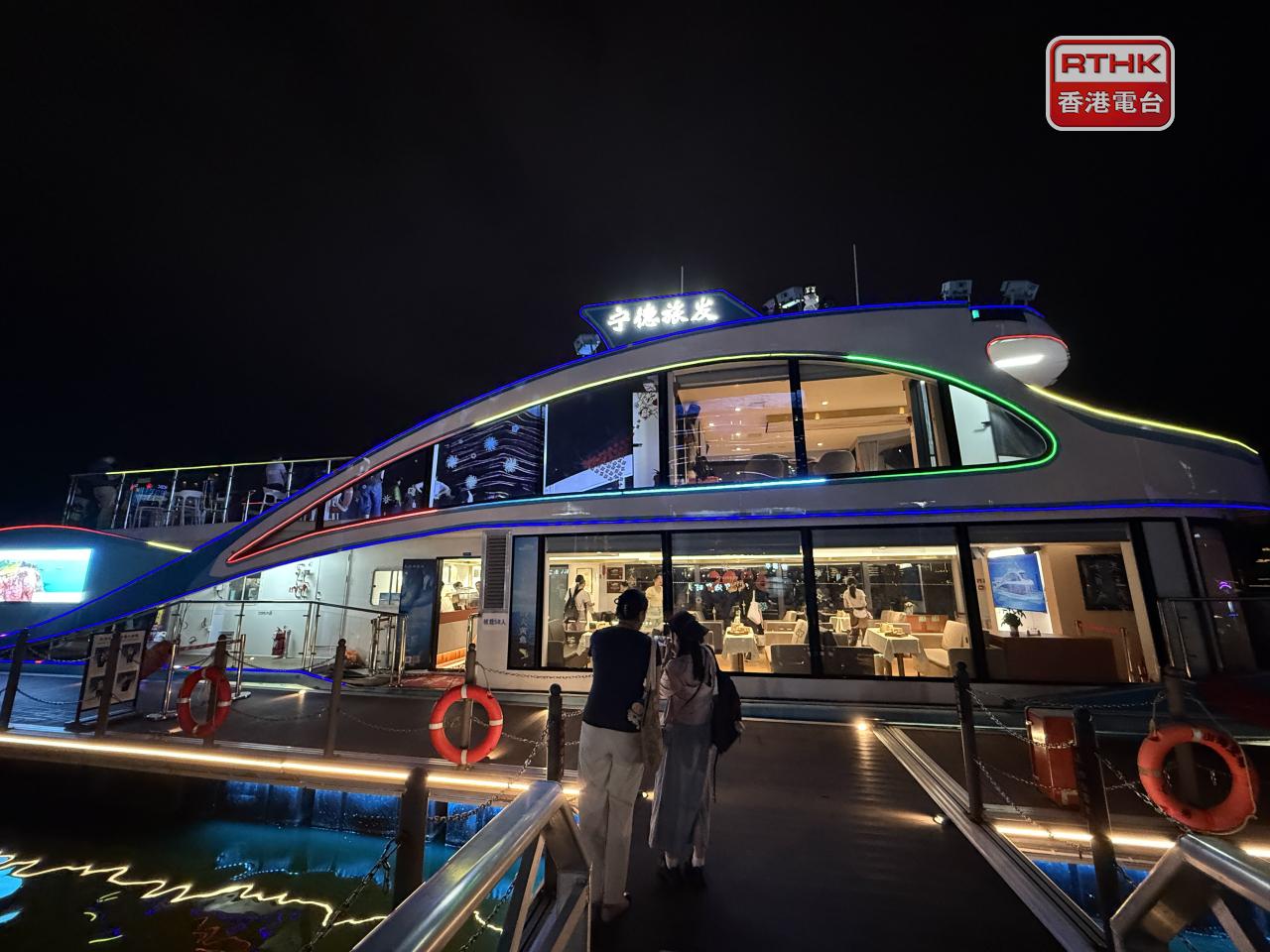 在福建寧德，有純電動船公司提供觀光服務。（任浩鋒攝）