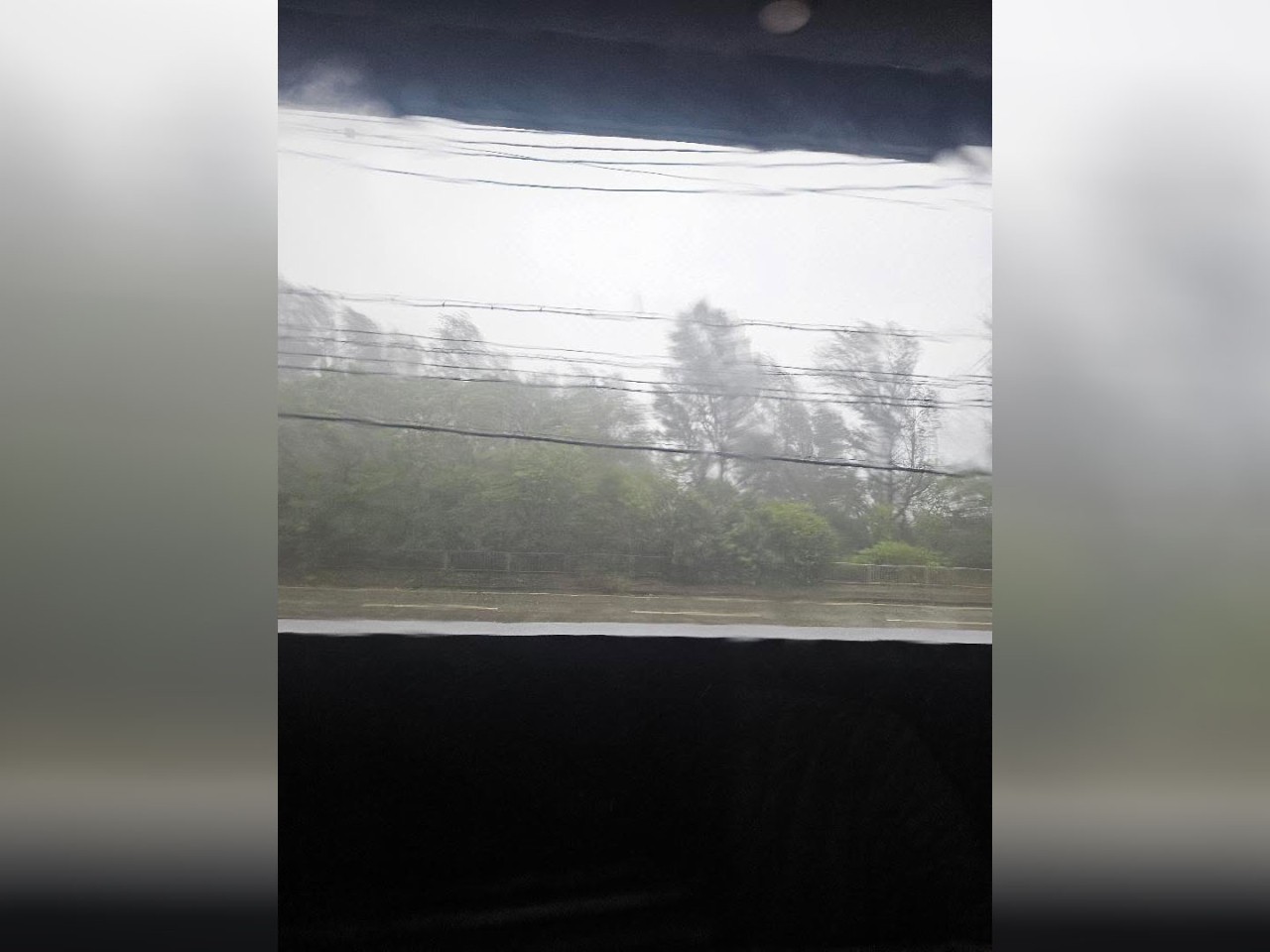 身處沖繩的陳小姐說，入住地點及附近一帶地方，下午開始停電。(受訪者陳小姐提供)