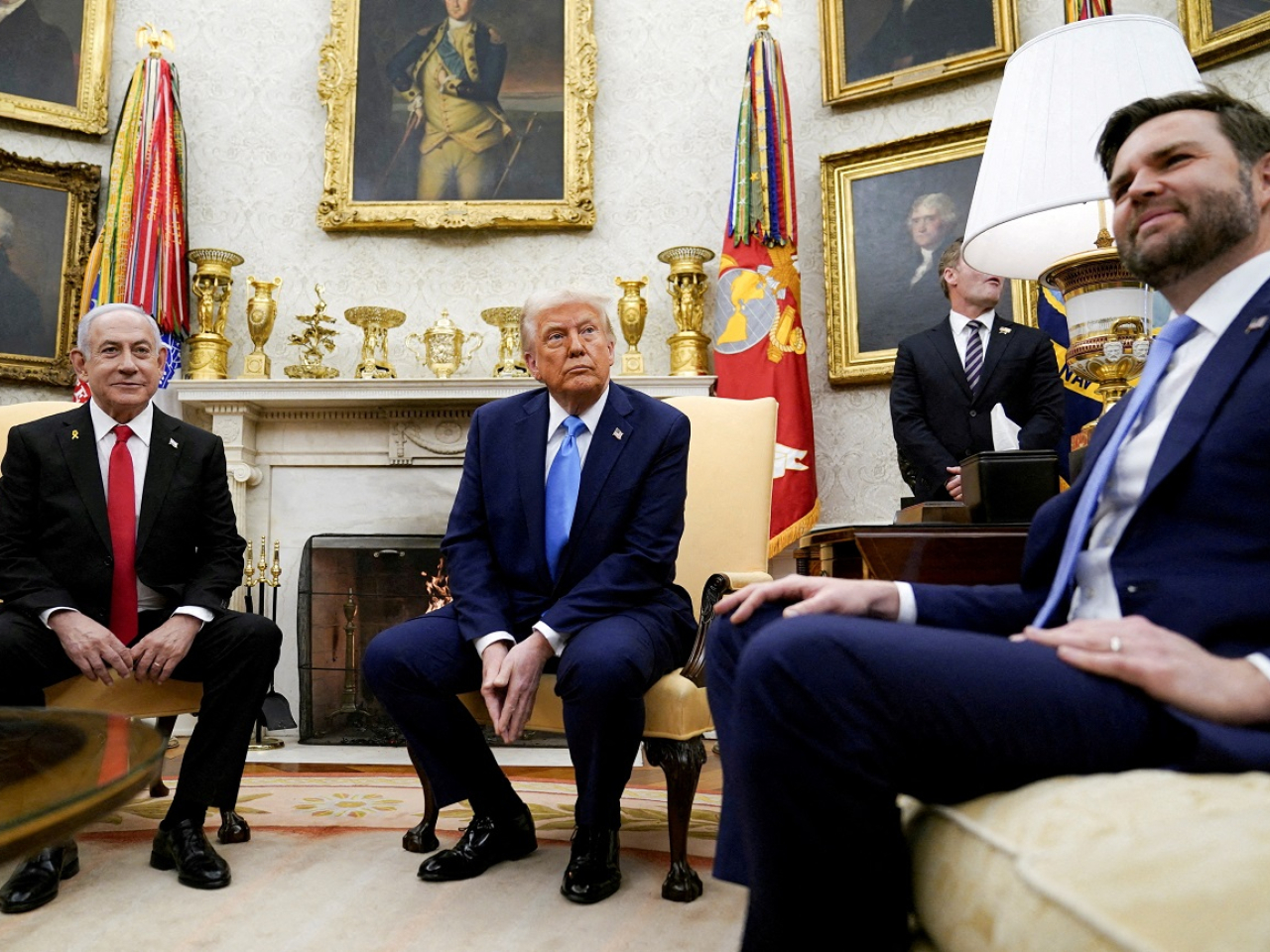 Benjamin Netanyahu, left, has described Donald Trump as "our greatest friend in the White House", but also made clear he was willing to challenge him. File photo: Reuters