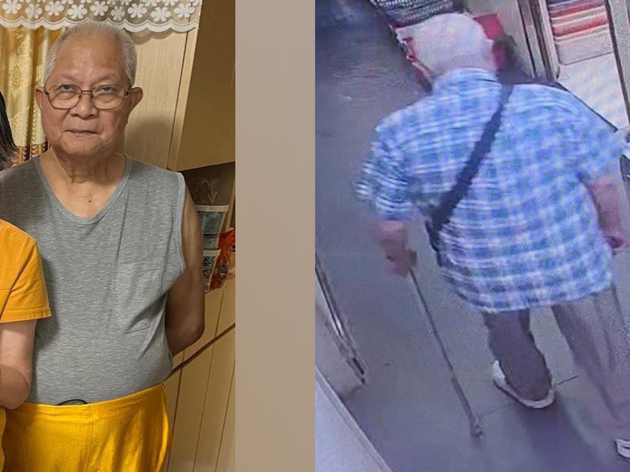 失蹤的77歲李錫強，前日上午在長沙灣道一間食肆露面後失蹤，他體重約80公斤、肥身材、圓面型、蓄短白髮。（政府新聞處）
