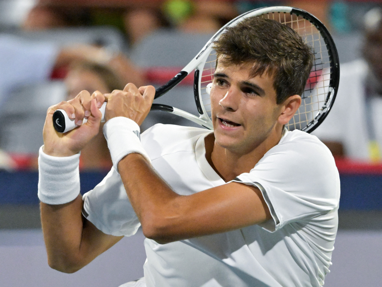 Rafael Jodar has shot up the ATP rankings this year, rising from 168th place to 15th. Photo: Reuters
