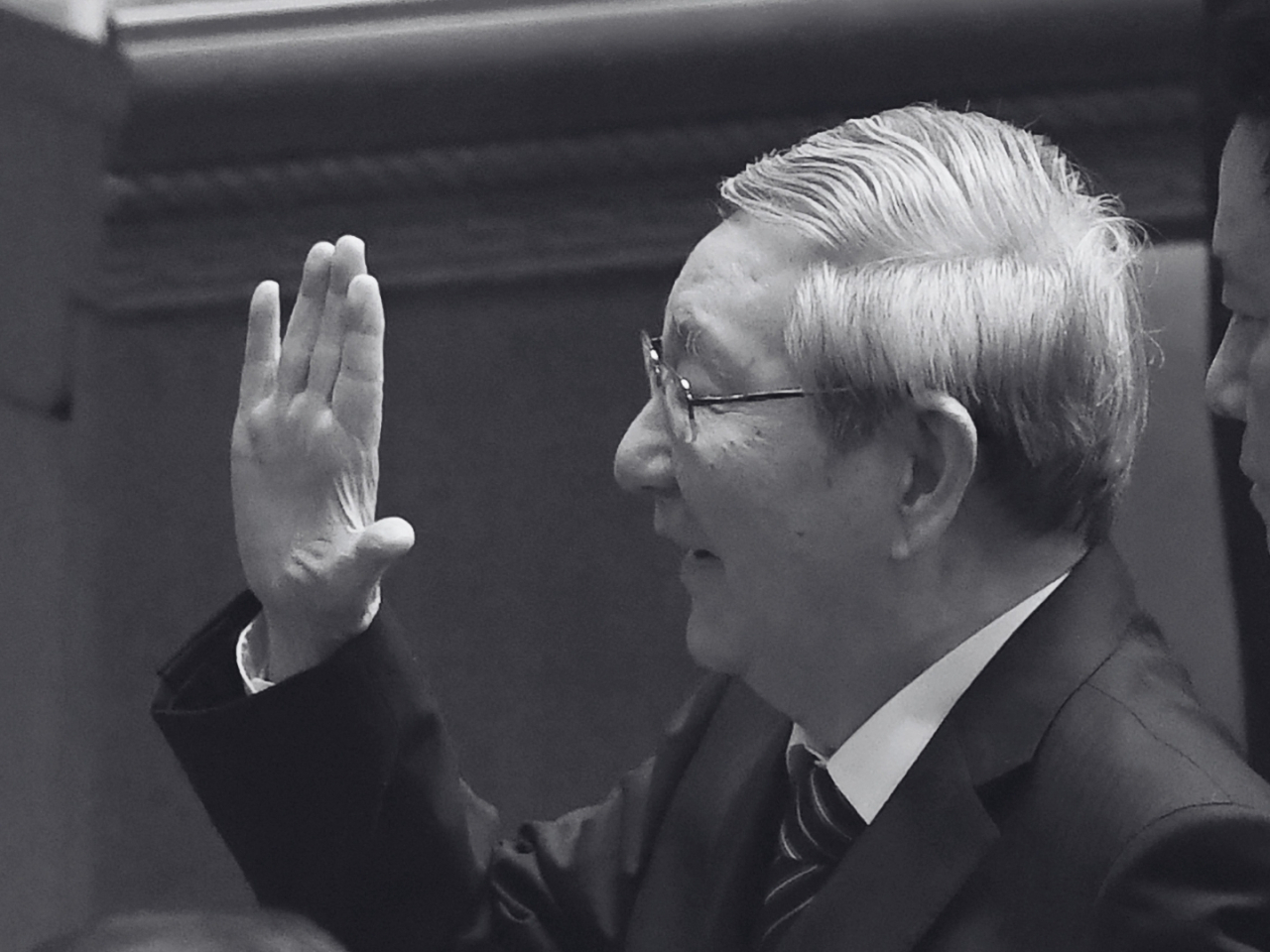 Zhu Rongji served as premier from 1998 to 2003. File photo: AFP