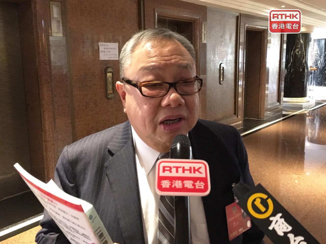陳永棋（圖）說，曾經多次獲朱鎔基接見，形容對方是斬釘截鐵、精明、做實事的領導人。（港台圖片）