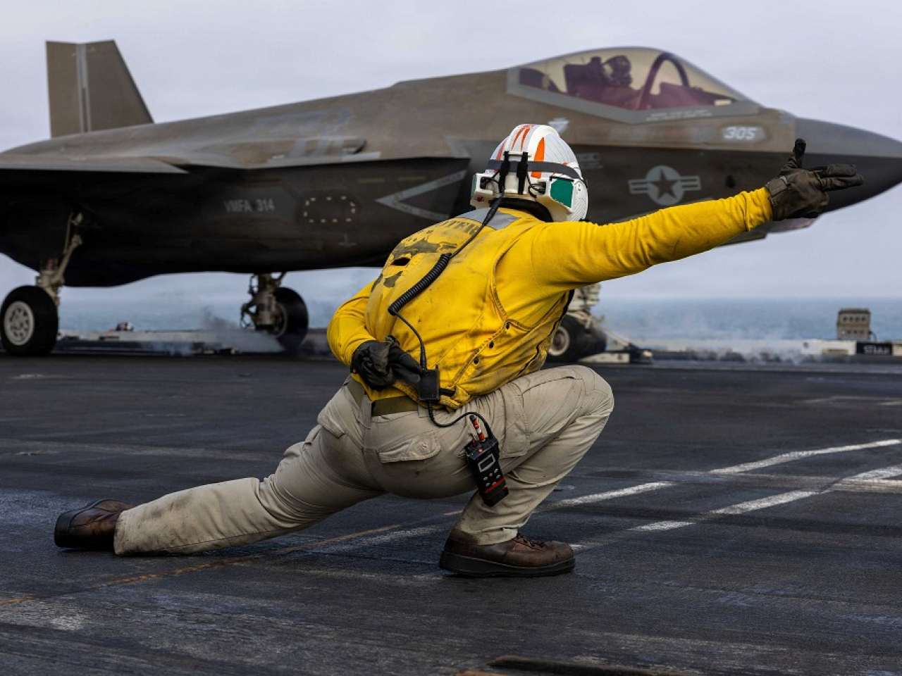 The 5,000 sailors and Marines aboard the USS Abraham Lincoln have been at sea for almost nine months. File photo: Reuters