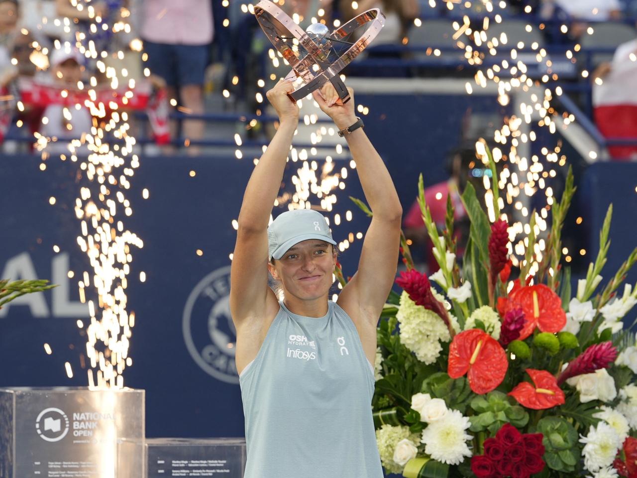 Swiatek's win in Toronto marks her first tour-level title since last September's Korea Open. Photo: Reuters