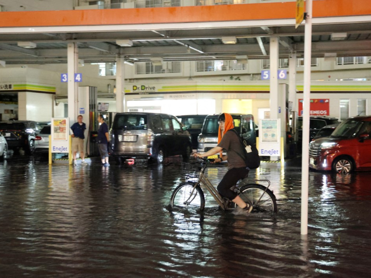 禤國全表示，未能使用由市區去成田機場的原有道路，要改行其他道路，需要時間較長。（法新社）