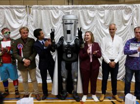 Farage beats Count Binface in UK by-election