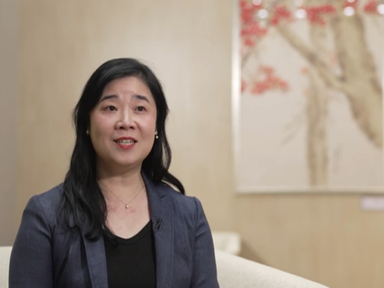 謝善怡表示，皇崗口岸設有多種公共交通服務連接港九新界不同地區。（政府新聞網）
