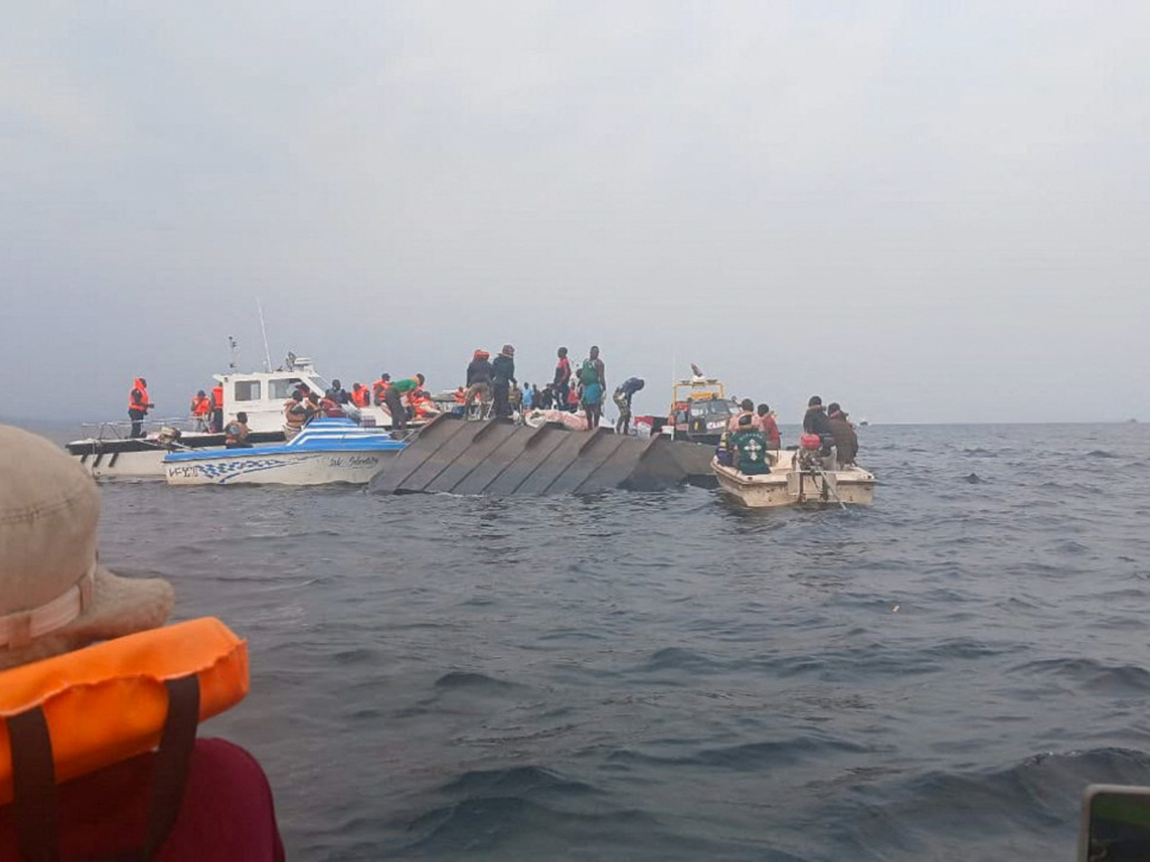 Officials say the boat was authorised to carry 90 people but was packed with 114 adults, five crew members and an unspecified number of children. File photo: Reuters