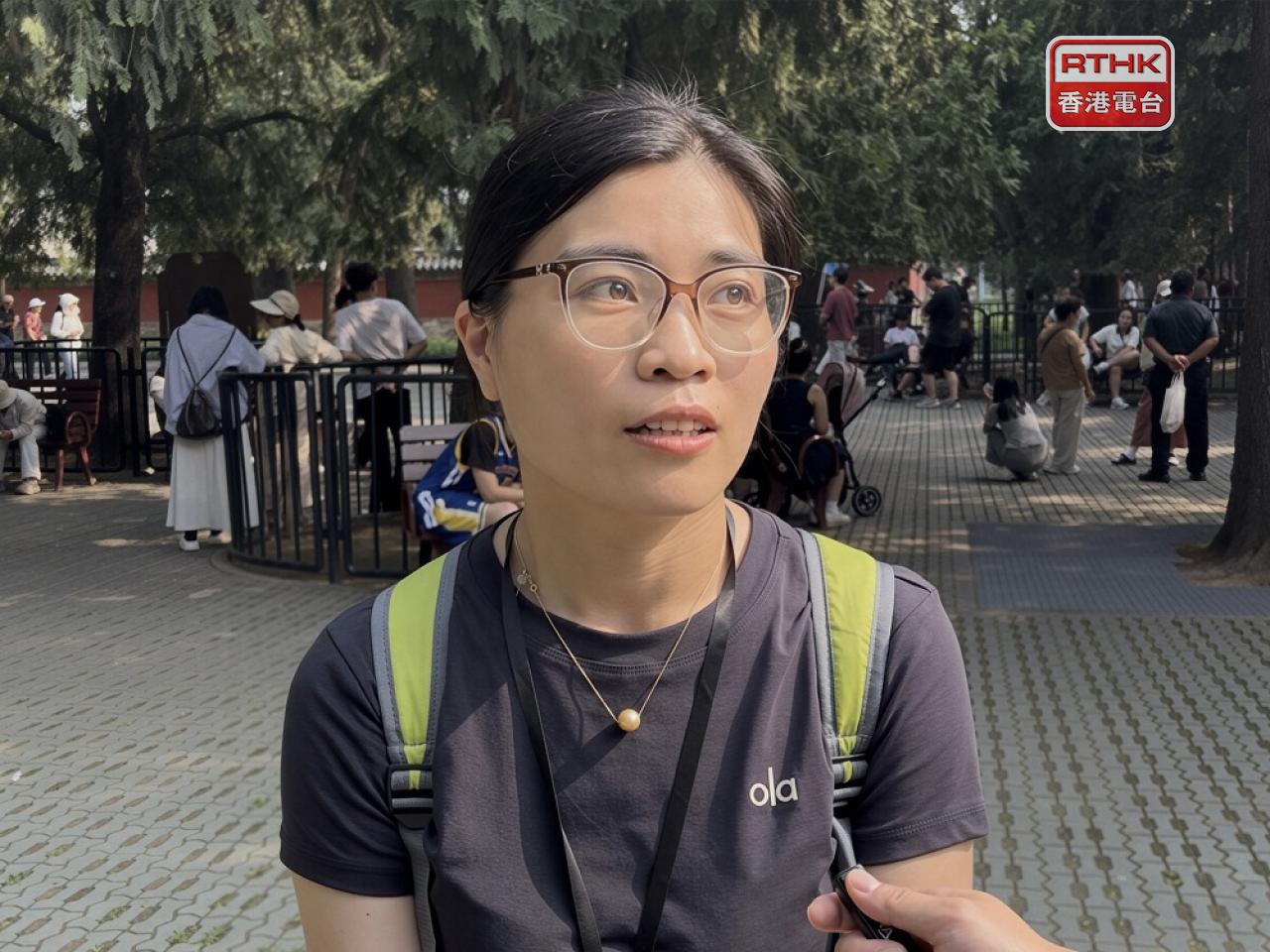 北京遊客陳女士指，近年低價團已大有改善，亦不擔心被帶來購物點強制消費。（陳永祥攝）