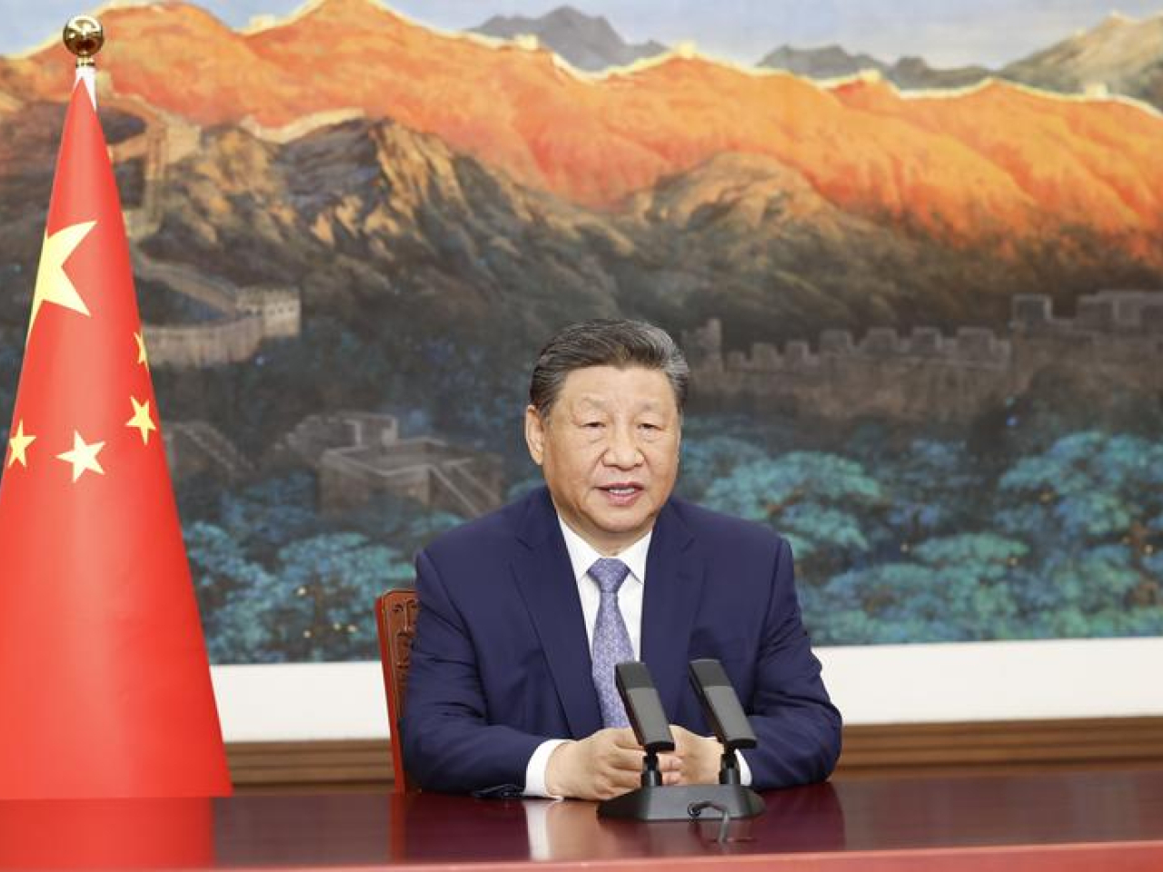習近平就印尼發生強烈地震，向印尼總統普拉博沃致慰問電。（新華社資料圖片）
