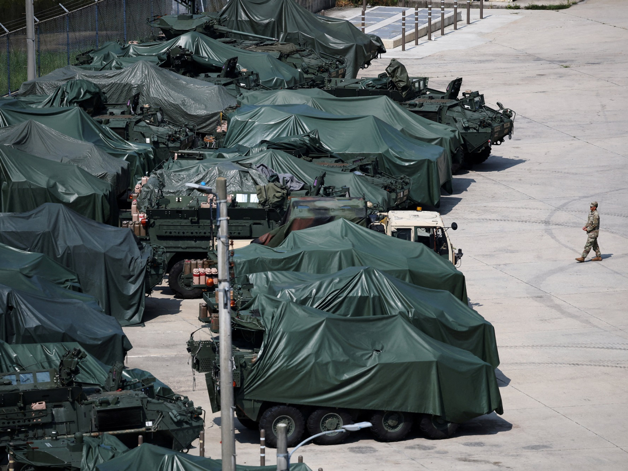 分析指軍演已開始後臨時大幅縮減日程，在韓美聯合軍演歷史上極為罕見。（路透社資料圖片）