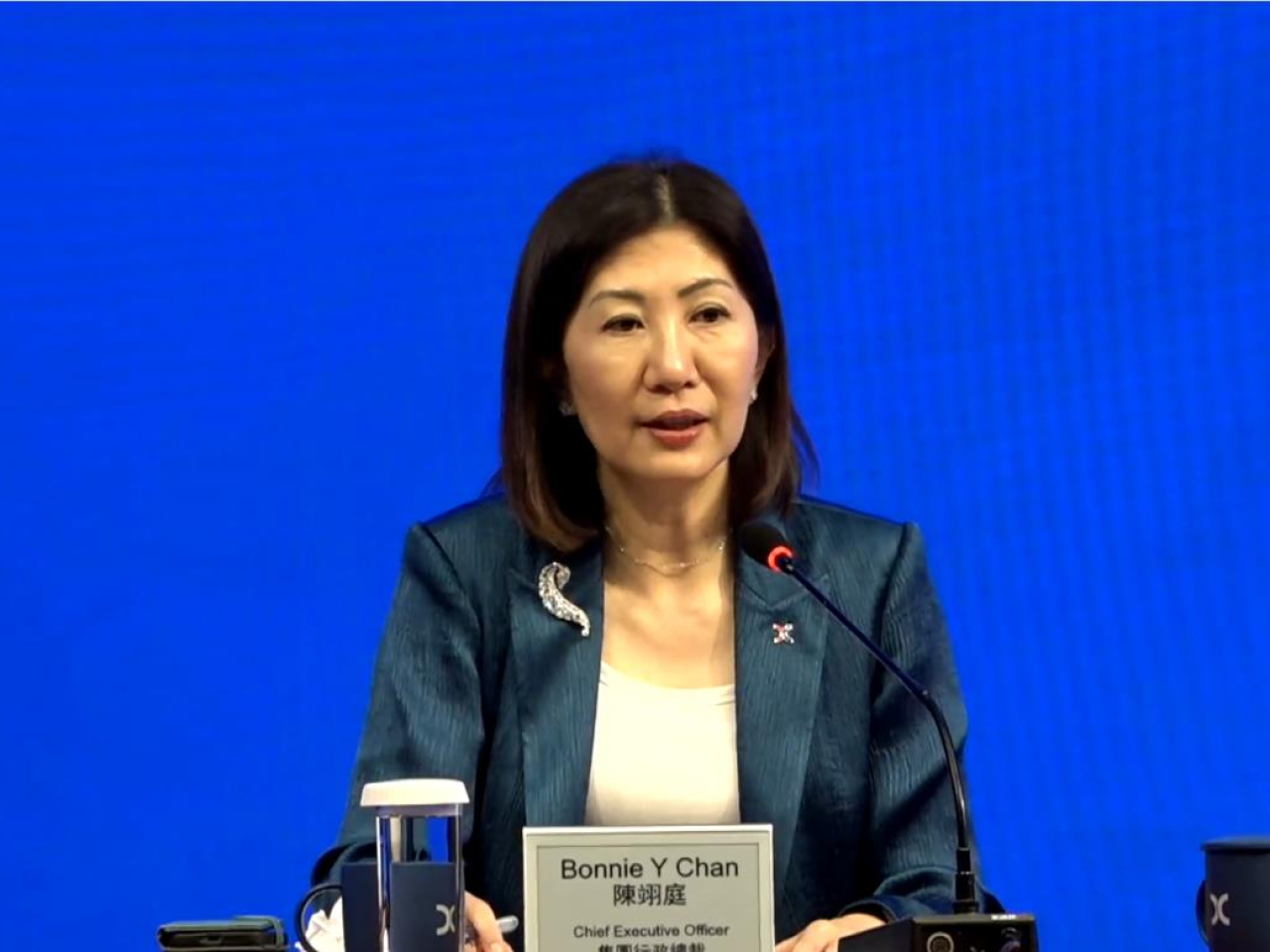 陳翊庭：衍生品市場延長交易時段條件相對成熟，現貨市場需要更周詳考慮。（網上會議截圖）