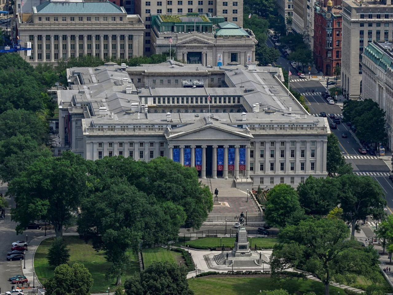 The US Treasury surprised markets on Wednesday by saying it would increase "by at least double" its sovereign bond buy-backs. File photo: Reuters