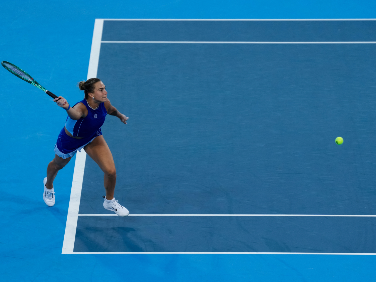 Sabalenka's defeat comes just before the US Open begins at Flushing Meadows in New York. File photo: Reuters