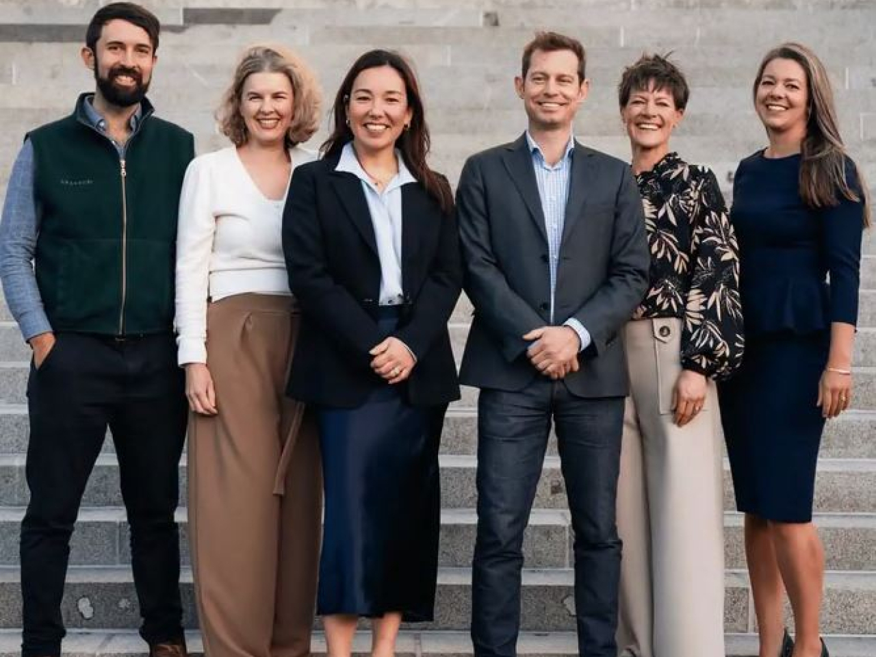 Qiulae Wong, third left, with some of her party colleagues. Photo courtesy of Opportunity