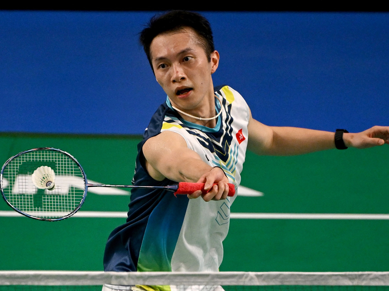 Angus Ng has now been knocked out of the World Championships round of 16 seven times. File photo: AFP