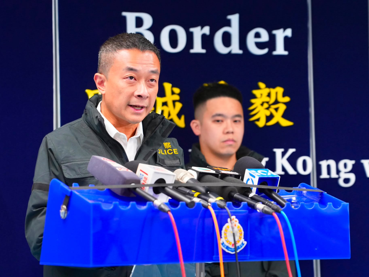 Matthew Chan (left) says police will investigate if negligence or a breach of regulation was involved. Photo courtesy of the Hong Kong Police Force