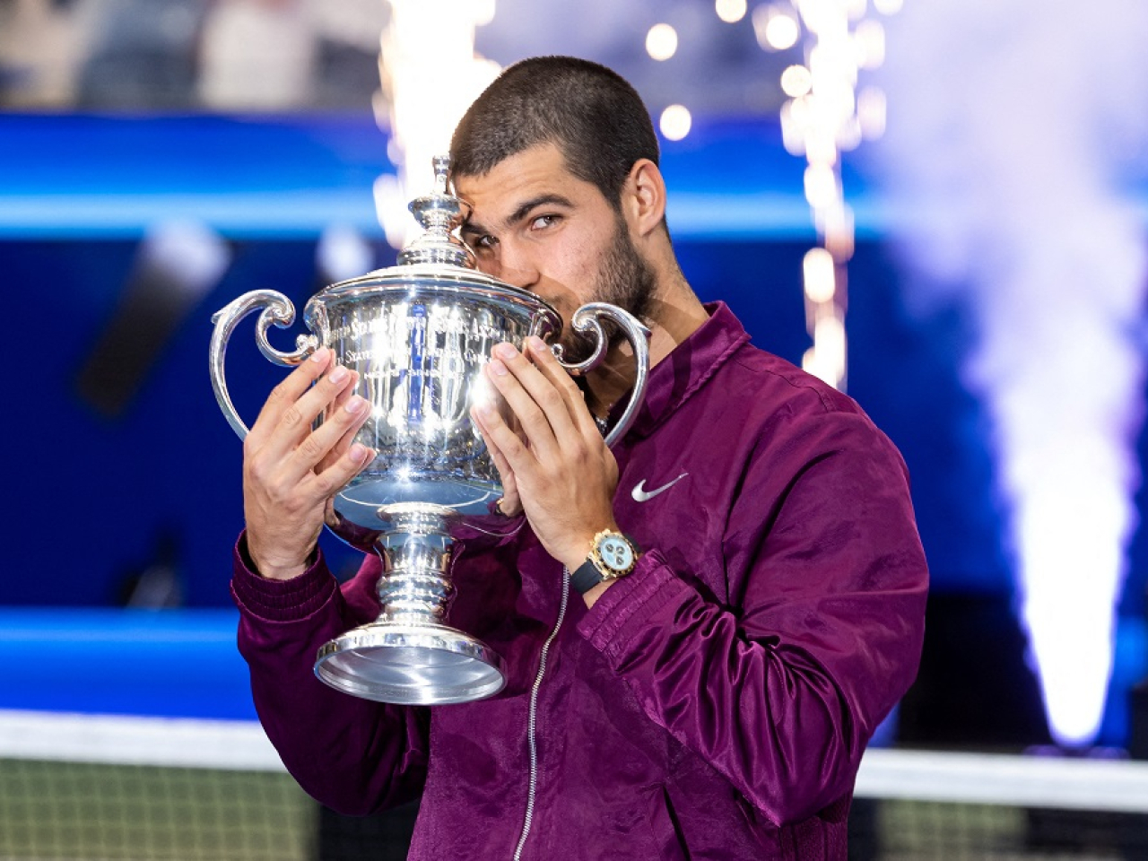 In a video message, Carlos Alcaraz told fans that he is ready to defend the trophy he won last year. File photo: Reuters