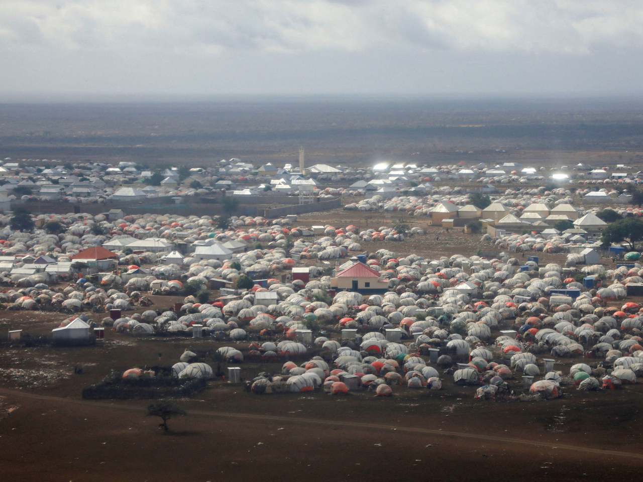 A camp for the displaced in Somalia, where millions are facing acute food insecurity. File photo: Reuters