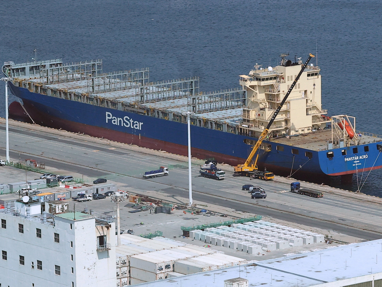 The PanStar is expected to make the round trip to Felixstowe, Rotterdam and Gdansk in about 45 days. Photo: Reuters