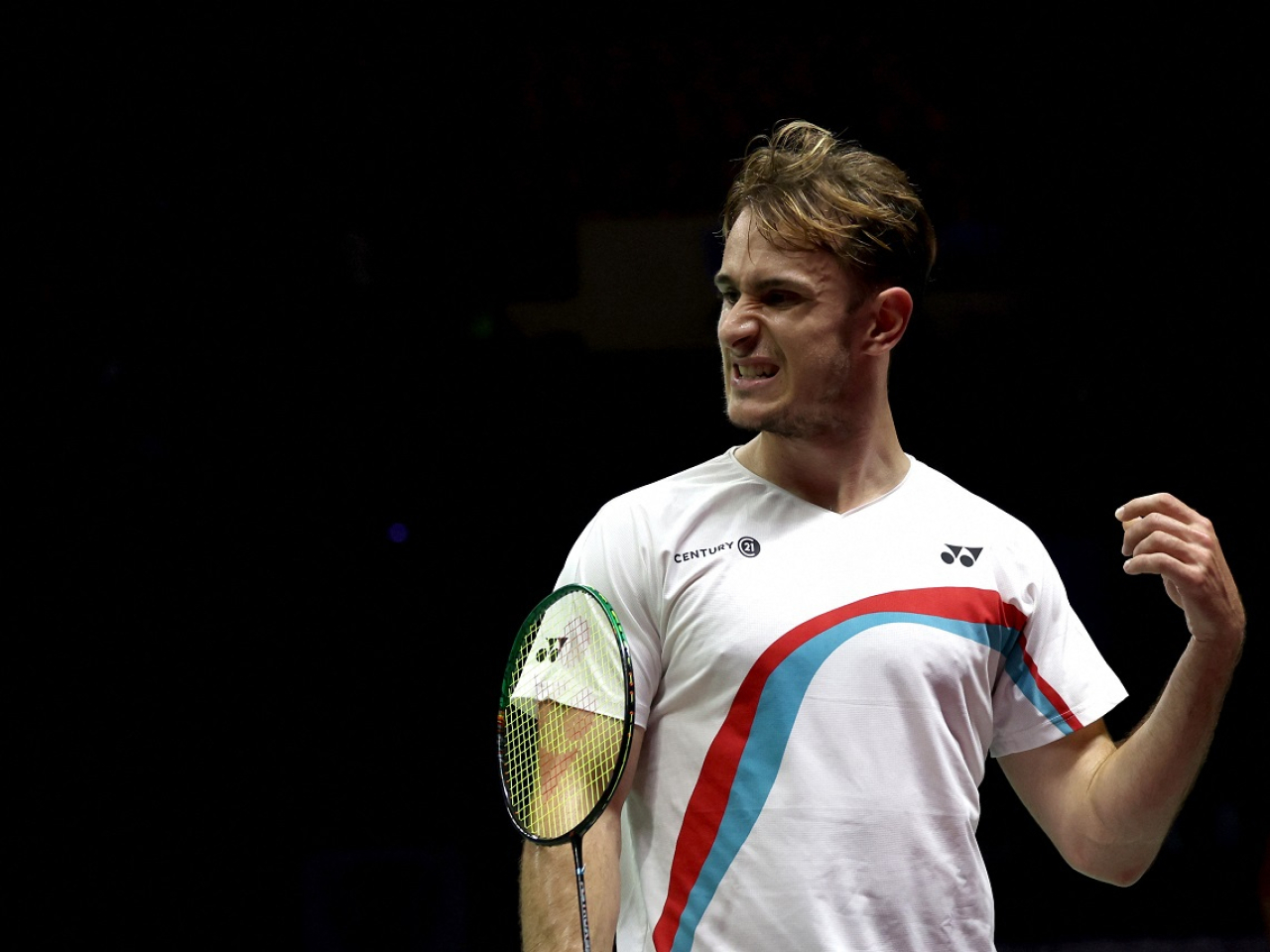 Frenchman Alex Lanier beats Japan's Kodai Naraoka in straight games in the men's singles final. Photo: Reuters