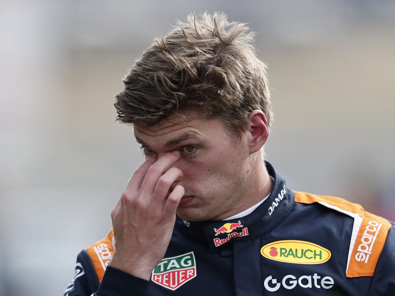 Max Verstappen's final race at Zandvoort ended in heartbreak after a first-lap crash. Photo: Reuters