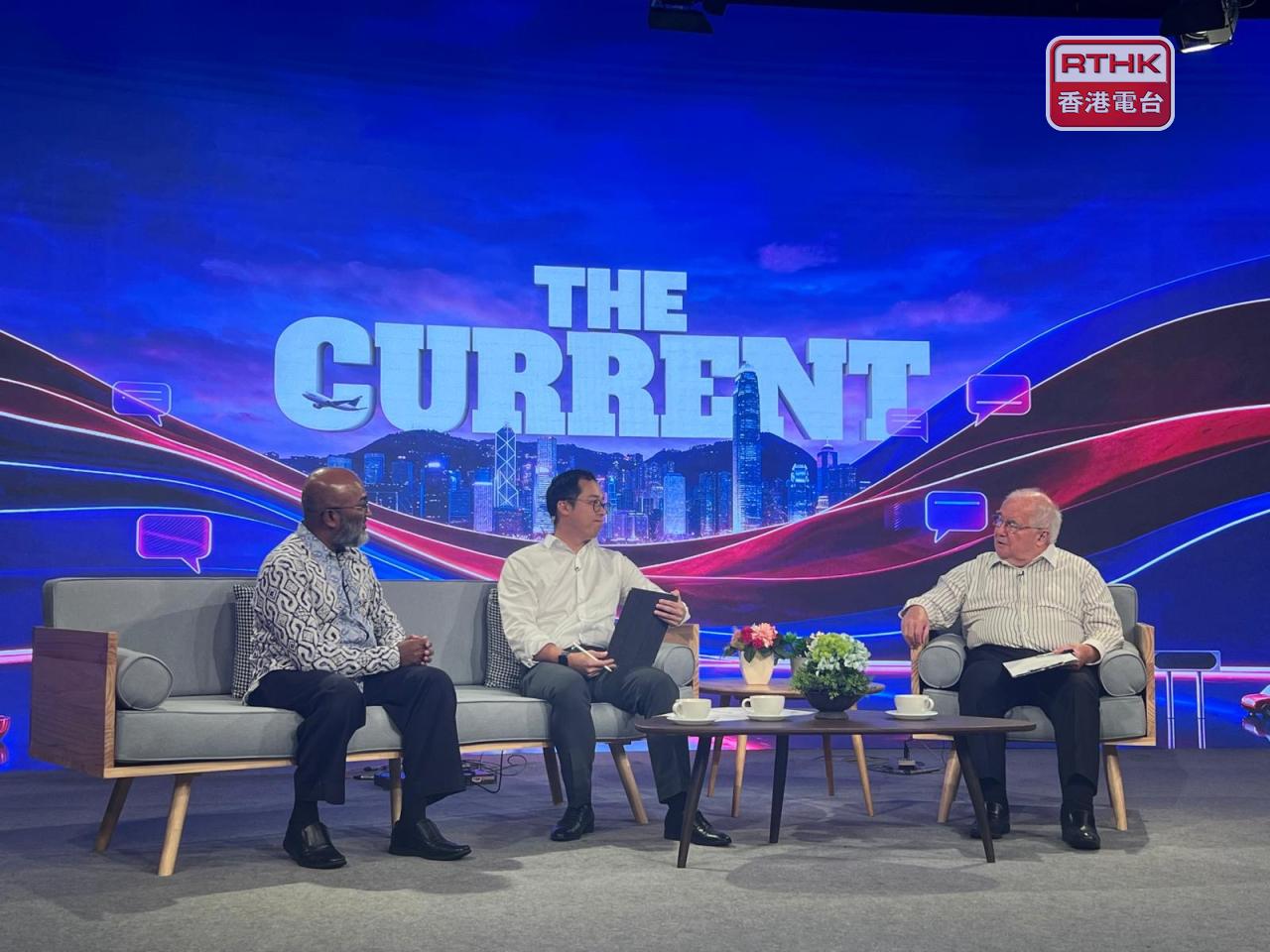 Ahmed Nadeem, left, says the experience of the mainland and Hong Kong will be valuable for broadcasters in developing countries. Photo: RTHK