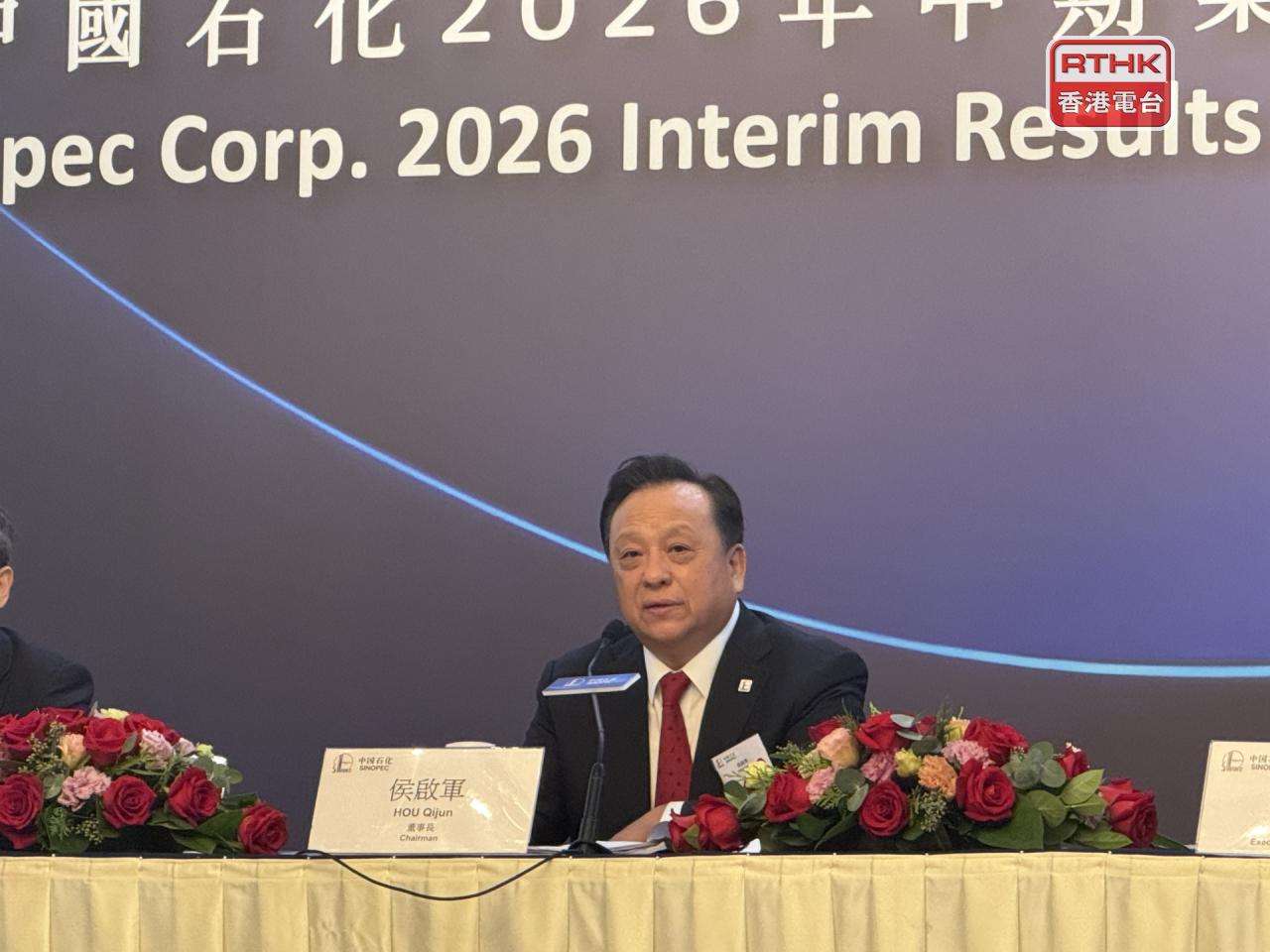 侯啟軍稱現時採取多元化策略以保障能源基本供應，形容經歷了極端壓力測試。（趙嘉駿攝）